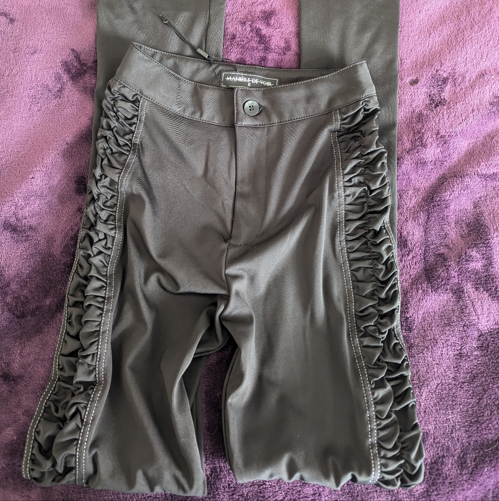 Size six Maniere De Voir ruched pants